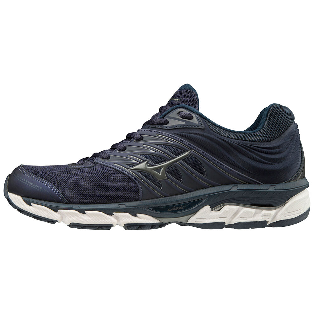 Panske Bezecke Topanky Mizuno WAVE PARADOX 5 Námornícka Modrá Vypredaj GEPX71963